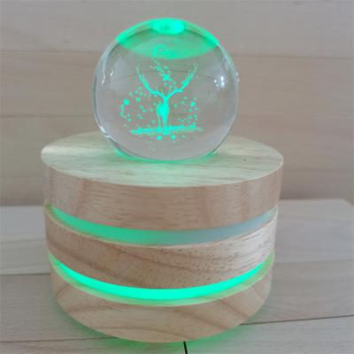 China Crystal Atmosphere Night Light USB Hot-selling Personalized Gifts for sale