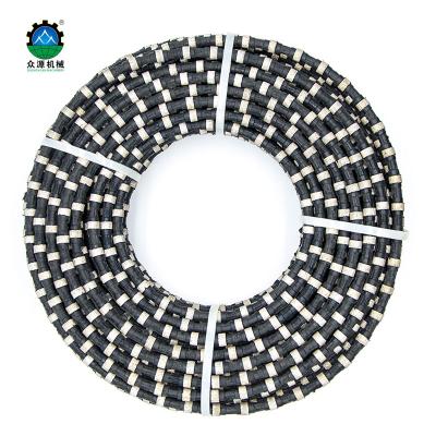 China Construction worksÂ   Cutting Size 11.5mm Diamond Wire Rubber Rope For Marble Mining for sale