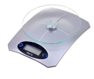 China Weight Measuring 5kg Silver Electronic Kitchen Food Scale Hot Selling Digital Kitchen Scale for sale