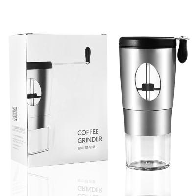 China Hand Stocked Professional Portable Coffee Grinder Stainless Steel Conical Burr Manual Mini Espresso Coffee Bean Grinders Machine for sale