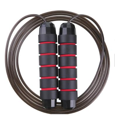 China Fitness Jump Rope Durable PVC Sponge Steel Wire Speed ​​Weighted Jump Ropes for sale