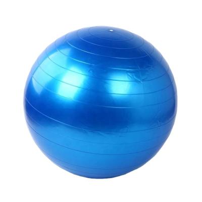 China Anti-Splinter PVC Thickened 45cm55cm65cm Explosion Proof Gym Yoga Ball Shiny Pilates Ball for sale