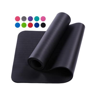 China Nbr factory stock wholesale beach mat thickening ladies folding fitness mat nbr yoga mat for sale