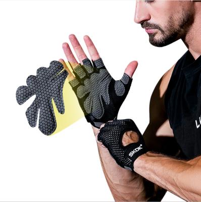 China Comfortable Weightlifting Gloves Workout Guantes Anti-Slip Gym Gloves Exercise Fitness Gloves for sale