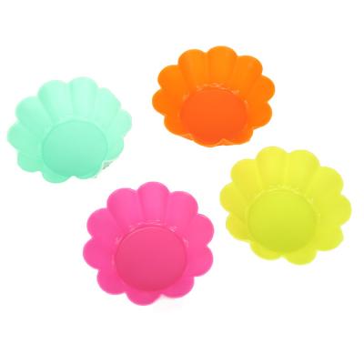 China 3 Inch Non-Stick Viable Silicone Pie Filters Cupcake Pan Molds for Cheese Cakes Desserts for sale