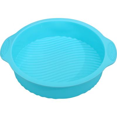 China Manufacturer Wholesale Viable Food Grade Silicone Molds Pan High Quality Reusable Large Round Hardened Silicone Molds Dessert Mold for sale