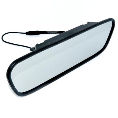 China 1080P 4.3 INCH Full HD 1080P Car Camera Dual Lens Car DVR Rearview Mirror VCR With Rear View DVR Dash Cam for sale