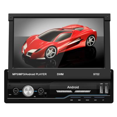 China Universal Factory Price Automotive Android 10.1 With Retractable GPS Navigation For Car Radio Stereo Player 9702 1+16G for sale