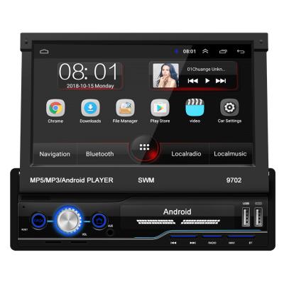 China Factory Direct Sale Automotive Android 10.1 With Retractable Car Navigation GPS Player For 9702 2+16G Support Mirror Link Function for sale