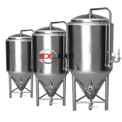 China Beer Wine Brewing Customized Stainless Steel Fermentation Equipment 100l Conical Beer Fermenter Fermenter Tank for sale