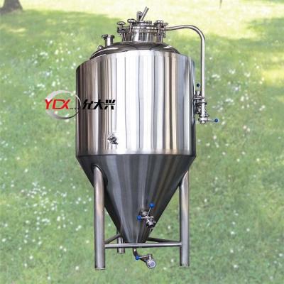 China Brewpub High Capacity 50L Conical Beer Fermentation Tank With Cooling Jacket for sale