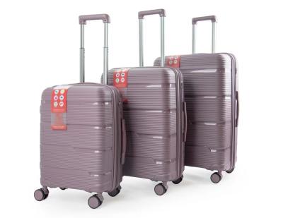 China High quality pp luggage new pp wholesale large capacity for long trip hot selling suitcase sets for sale