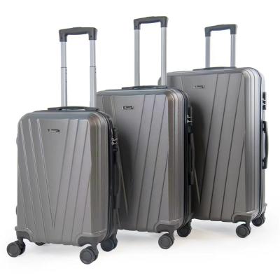 China ABS Custom 3 Piece To Carry On Luggage Set Trolley Luggage Wholesale Suitcase for sale