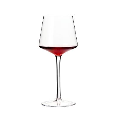 China CLASSIC Long Stem Lead Free Crystal Glass Tumbler INS Tall Clear Red Wine Drinking Glasses for sale