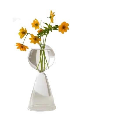 China High borosilicate glass vase table flower vase factory direct sale eco-friendly simple glass vase home decoration for sale