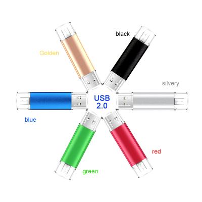 China Factory Direct Wholesale Hot Selling Low Price OTG Pen Drive 4GB 8GB 16GB 32GB 64GB 128GB USB Metal Good Quality Stick for sale