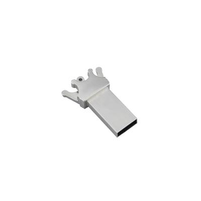 China Hot Selling Metal Mini Crown USB Stick USB2.0 3.0 4GB 8GB 16GB 32GB Free Custom LOGO USB Flash Drive for sale