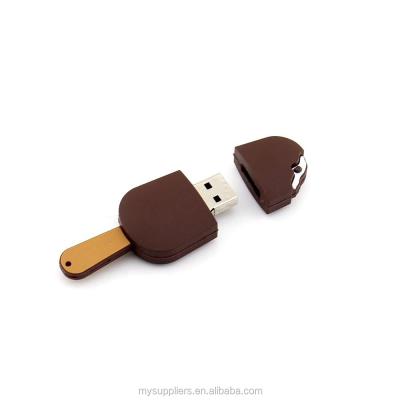 China 2021 PVC Ice Cream Cartoon 3D Hot Selling USB PVC INSTANT ORDER 2D Can Customize Any Style Of PVC USB Rubber Sticks for sale