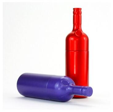 China Hot Selling Good Quality PVC Beer Bottle USB Stick With Laser 4GB 8GB 16GB Gift Metal USB INSTANT DRIVE for sale