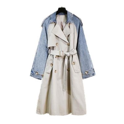 China Winter Breathable Patchwork Coats Business Crossover Womens Loose Blazers And Blazers Womens Coats for sale