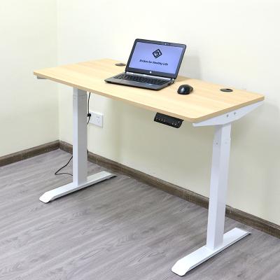 China (Height) good price modern design motor position adjustable height adjustable desk double large for sale