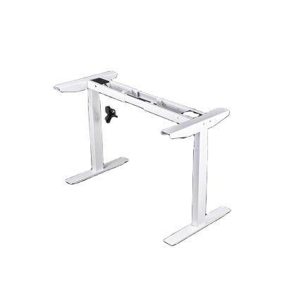 China Electric Modern Smart Iron Adjustable Height (Height) Standing Desk Home Office Lift Up Base Table for sale