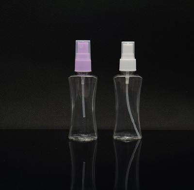 Chine 2oz dégagent les récipients crèmes cosmétiques en plastique minces de Waisted avec le pulvérisateur de brume à vendre