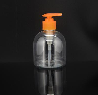 China Labeling Transparent Liquid Soft Soap Plastic Pump Bottles Hot Stamping for sale