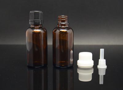 中国 30ml-100ml ヨーロッパの薬剤のこはく色のガラス ビンのオフセット印刷 販売のため