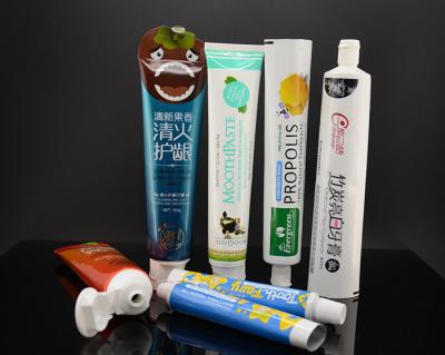 Chine Les tubes cosmétiques en plastique en aluminium de tube de pâte dentifrice ont stratifié Pacakging à vendre