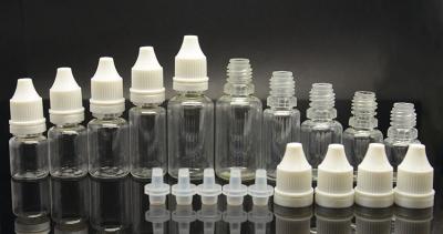 China Customizable clear E Liquid Bottles / e liquid sample pack 5ML 20ML 50ML for sale