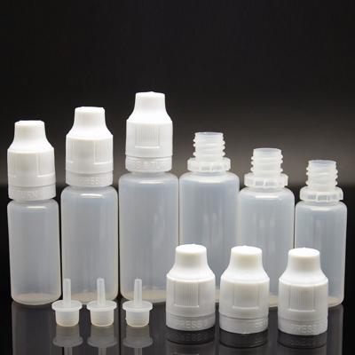 Cina L'OEM svuota le bottiglie di plastica del contagoccia da 10 ml, logo stampate su misura in vendita