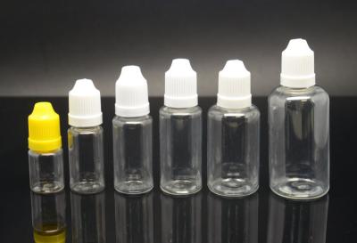 China OEM 10ml 15ml 30ml PET PE Plastic E Liquid Bottles with normal tips for sale