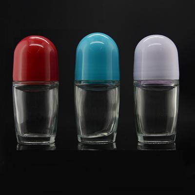 China Clear Empty Glass Roll On Bottles For Essential Oils And Perfume Packaging for sale