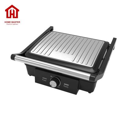 China Family BBQ Sandwich Panini Steak Press Grill Maker Machine With Removable Oil Tray Oven Toaster Grill for sale