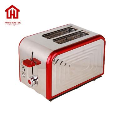 China 2 Slice Stainless Steel Logo Bread Smart Auto Micro Controlled Commercial Custom Toaster for sale