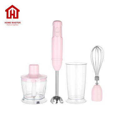 China New Pure Copper 2021 Motor Immersion Blender Machine Portable Easy Hand Electric Blender Set with Stick Held Sticker for Home Kitchen 5 4 in 1 Mini for sale