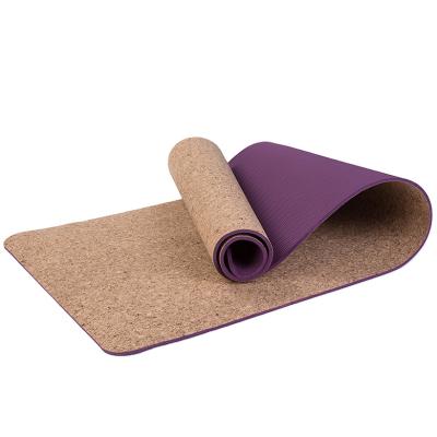 China High Elasticity Custom 7mm Custom OEM Double Side Custom Cork Tape Digital Printed Yoga Mat for sale