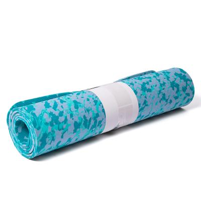 China Custom Made High Elasticity Printing Lightweight Odorless Extra Large Size Eco-friendly Camouflage Camouflage Yoga Mat 3mm Eva for sale