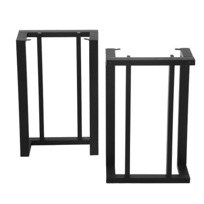 China Vintage Black Industrial Outdoor Modern Metal Iron Commercial Table Leg For Office Furniture for sale