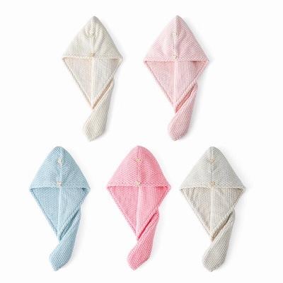 China Microfiber Hair Drying Towel Extra Thickened Quick Drying Hair Towels QUICK DRY for sale