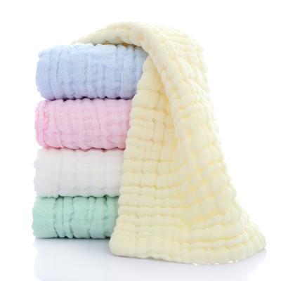 China QUICK DRY Cheesecloth 3 Layers 100% Cotton Face Towel For Baby for sale