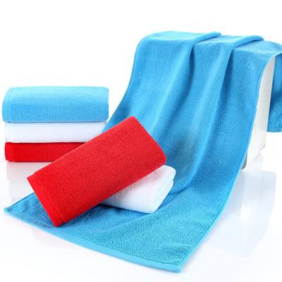 China Manufacturer Supplier Plain Dyed 21S/2 QUICK DRY 100% Cotton GYM Sports Towel for sale