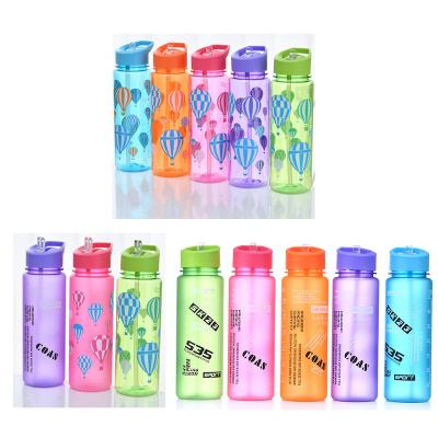 China Eco-friendly Plastic Colorful Student Sports Water Bottles In Cube 700ML Sustainable Home Kids New Arrival For Kids for sale