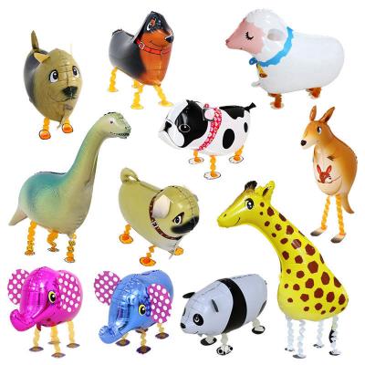 China New Arrival Aluminum Foil Air Balloons Children Kids Party Favors Party Animals Walking Walking Balloons for sale