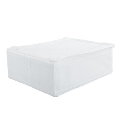 China Folding Under Bed Cloth Storage Box Flat Ultra Thin Oxford Cloth Clothes Stitch Household Extra Large for sale