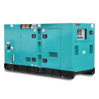 China Factory silent type 125Kva power diesel main generator with cummins / yuchai engine HF-100GF for sale