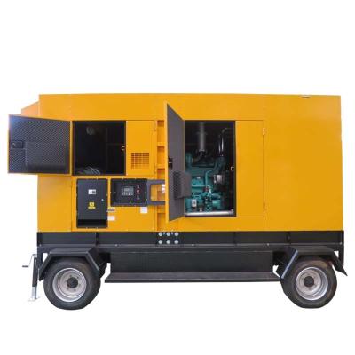 China Mobile type small size permanent magnet generators with cummins / yuchai engine HF-150GF for sale