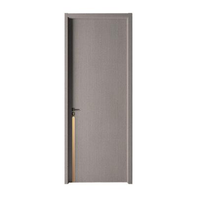 China HT-X921 2022 wholesale waterproof wpc light gray entry door for sale