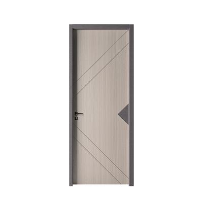 China Bathroom Simple Luxury Entrance Design Sound Insulation Top Grade Wooden Door for sale